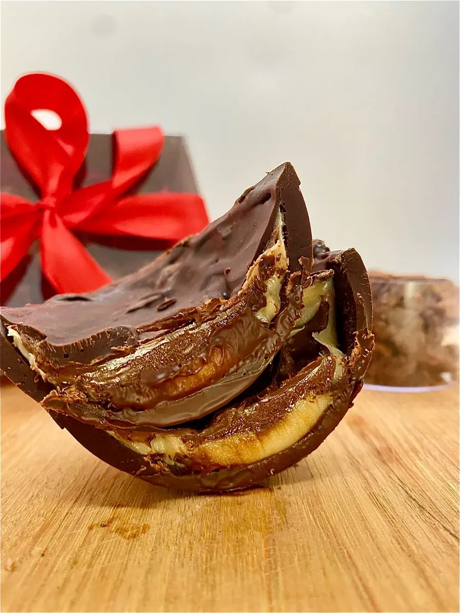 Ovo de chocolate trufado - 370g artesanal